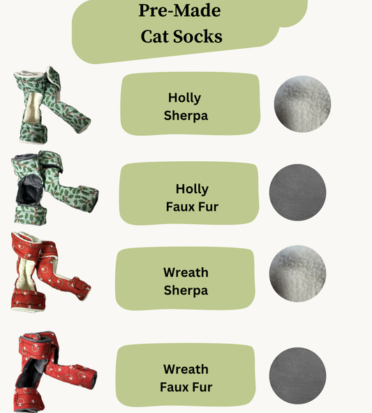 Pre Made Cat Socks