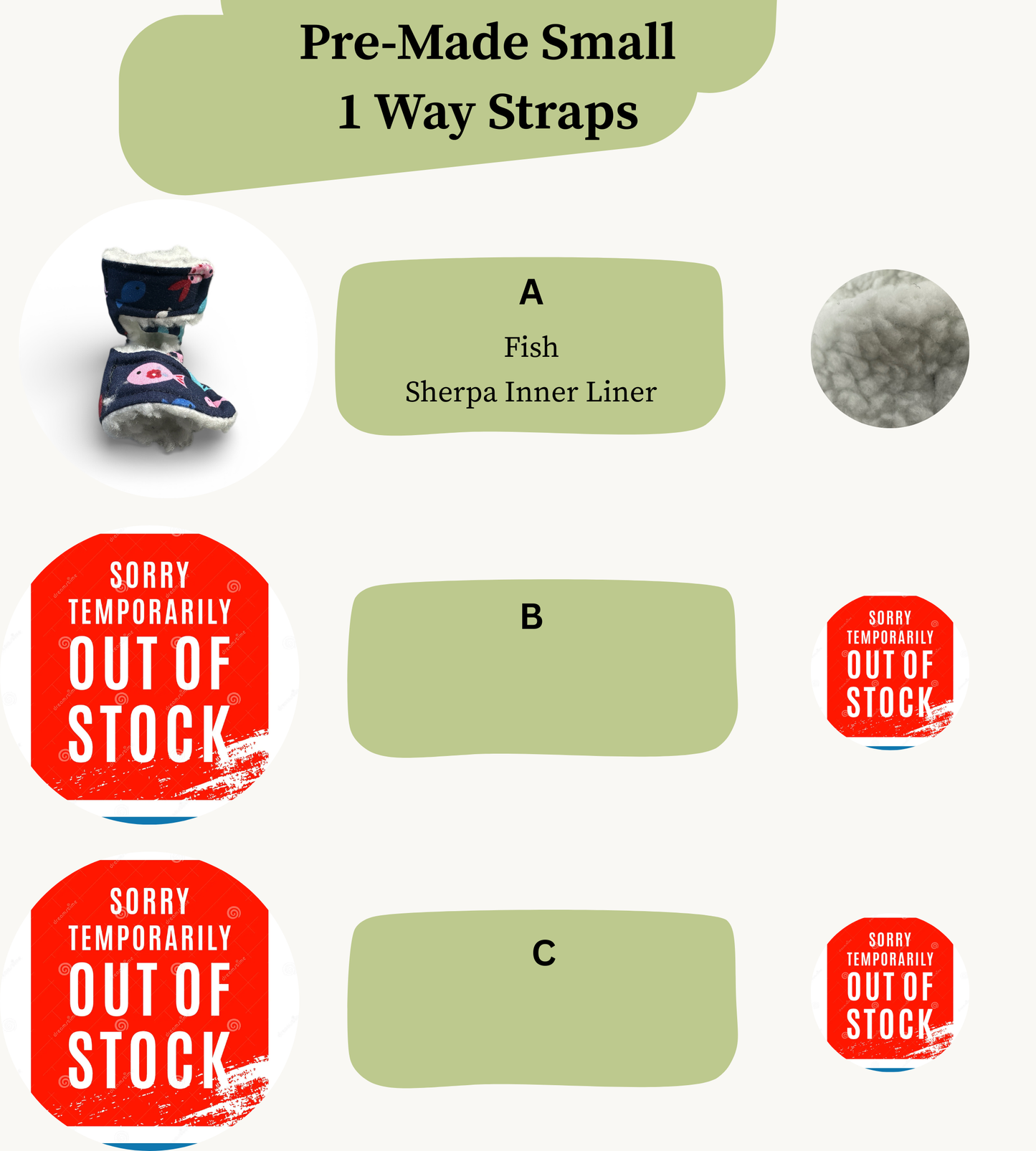 Pre Made Small Rabbit Socks (1-Way)