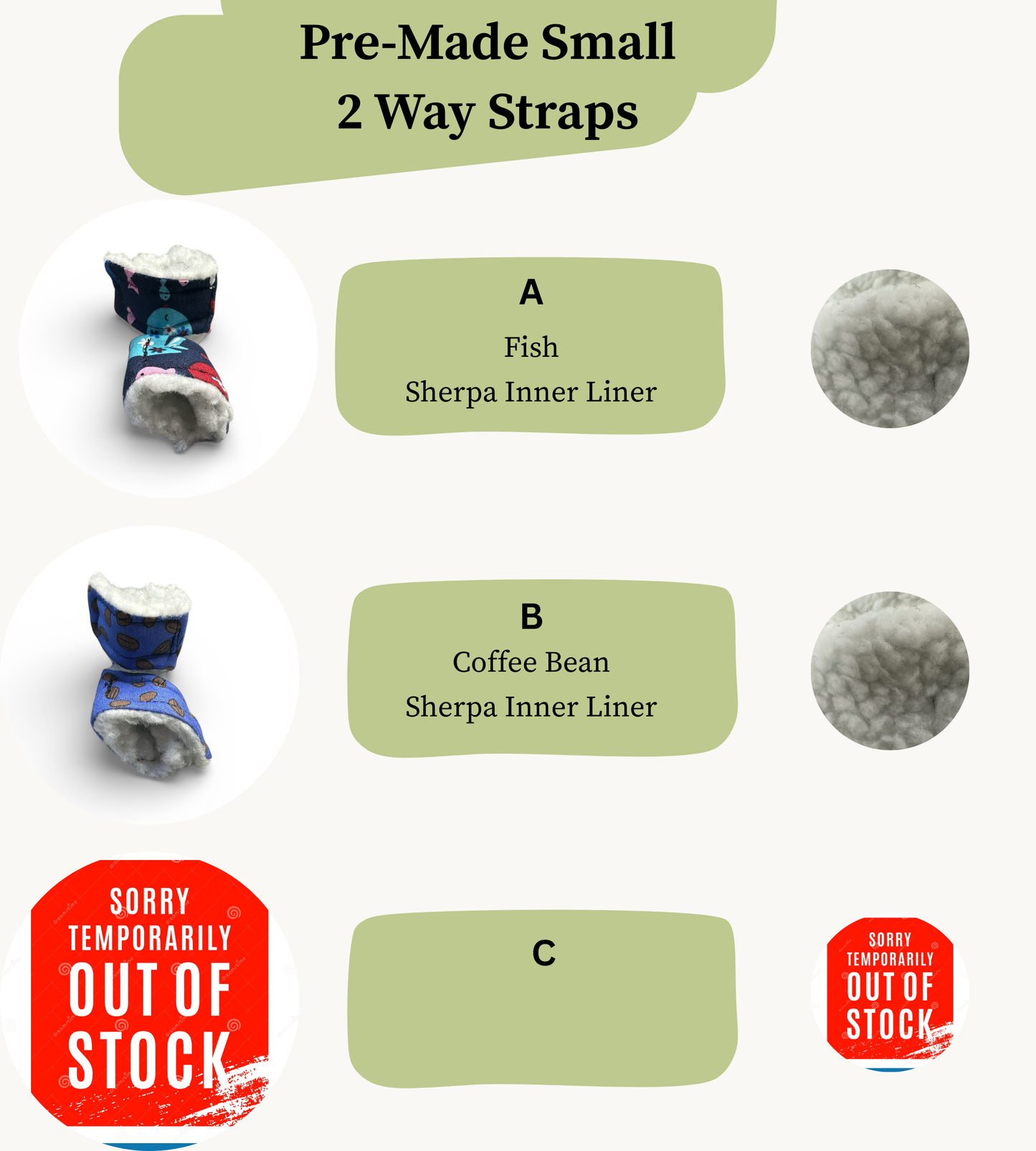 Pre Made Small Rabbit Socks (2-Way)