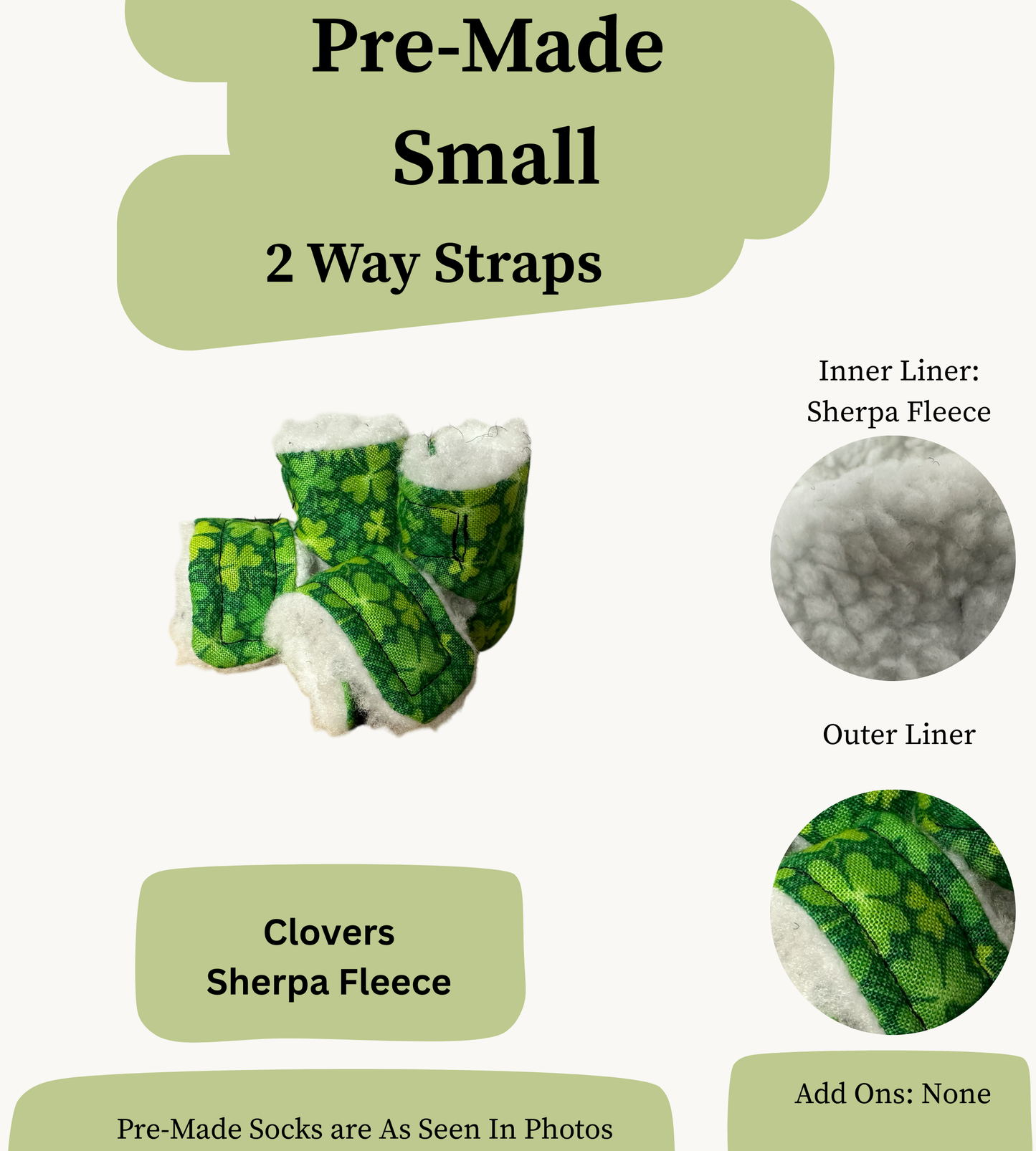 Pre Made Small Rabbit Socks (2-Way)