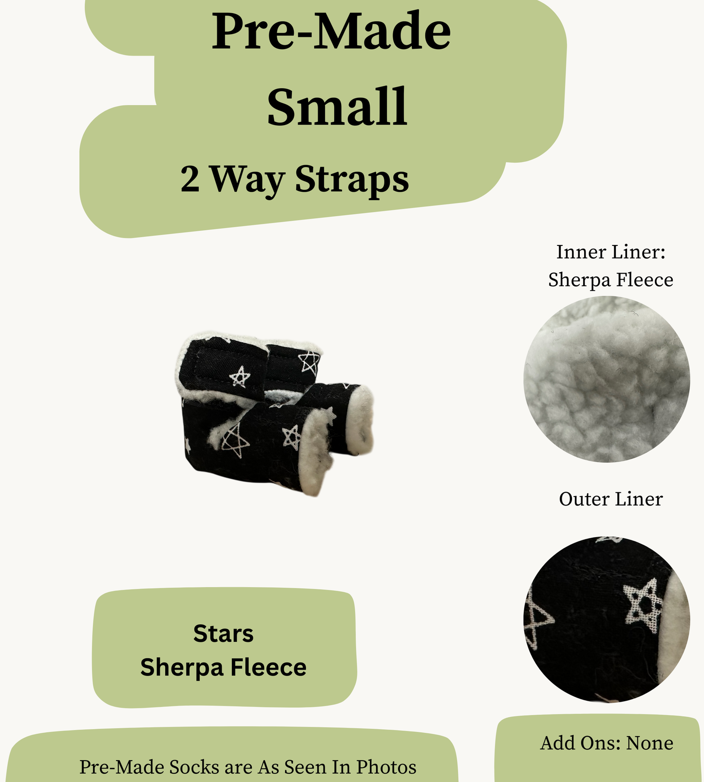 Pre Made Small Rabbit Socks (2-Way)