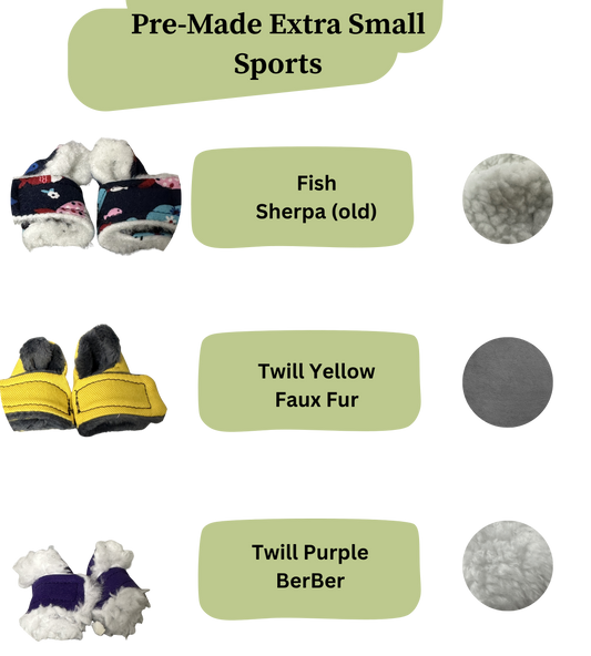 Pre Made Extra Small Rabbit Socks (Sport)