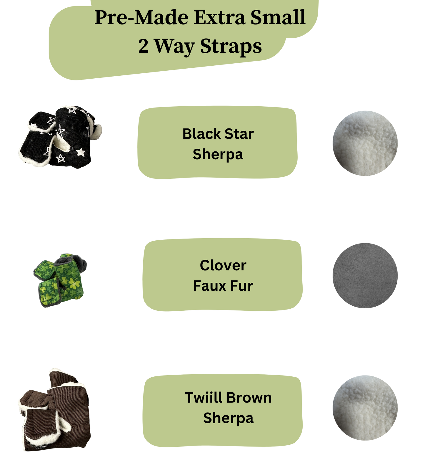 Pre Made Extra Small Rabbit Socks (2-Way)