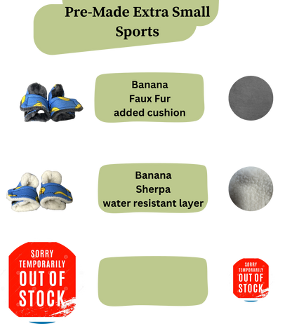 Pre Made Extra Small Rabbit Socks (Sport)
