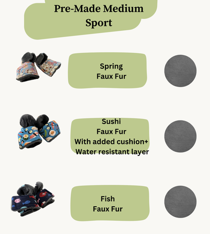 Pre Made Medium Rabbit Socks (Sport)