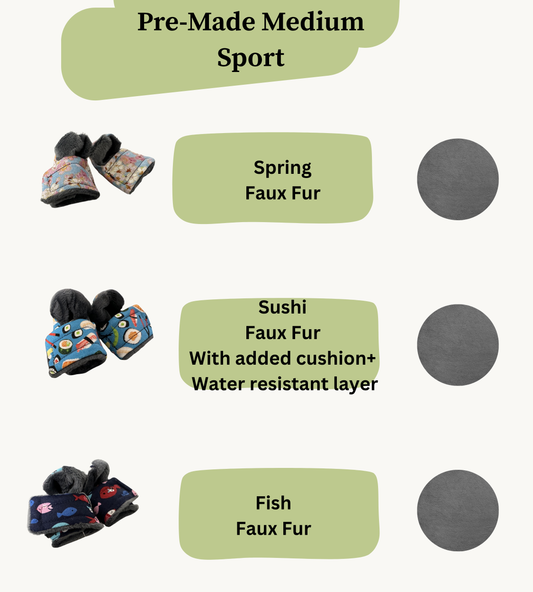 Pre Made Medium Rabbit Socks (Sport)