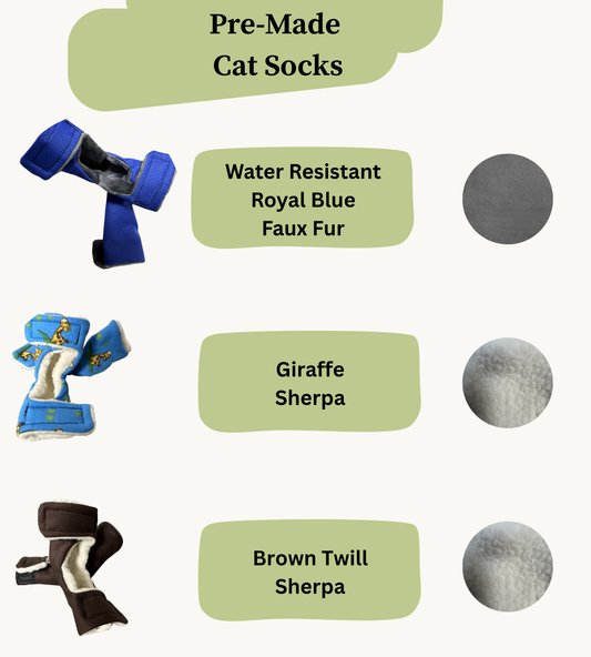 Pre Made Cat Socks