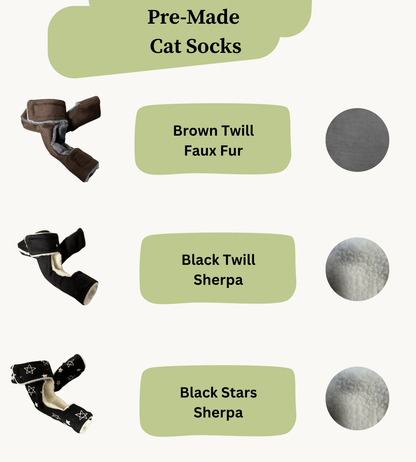 Pre Made Cat Socks