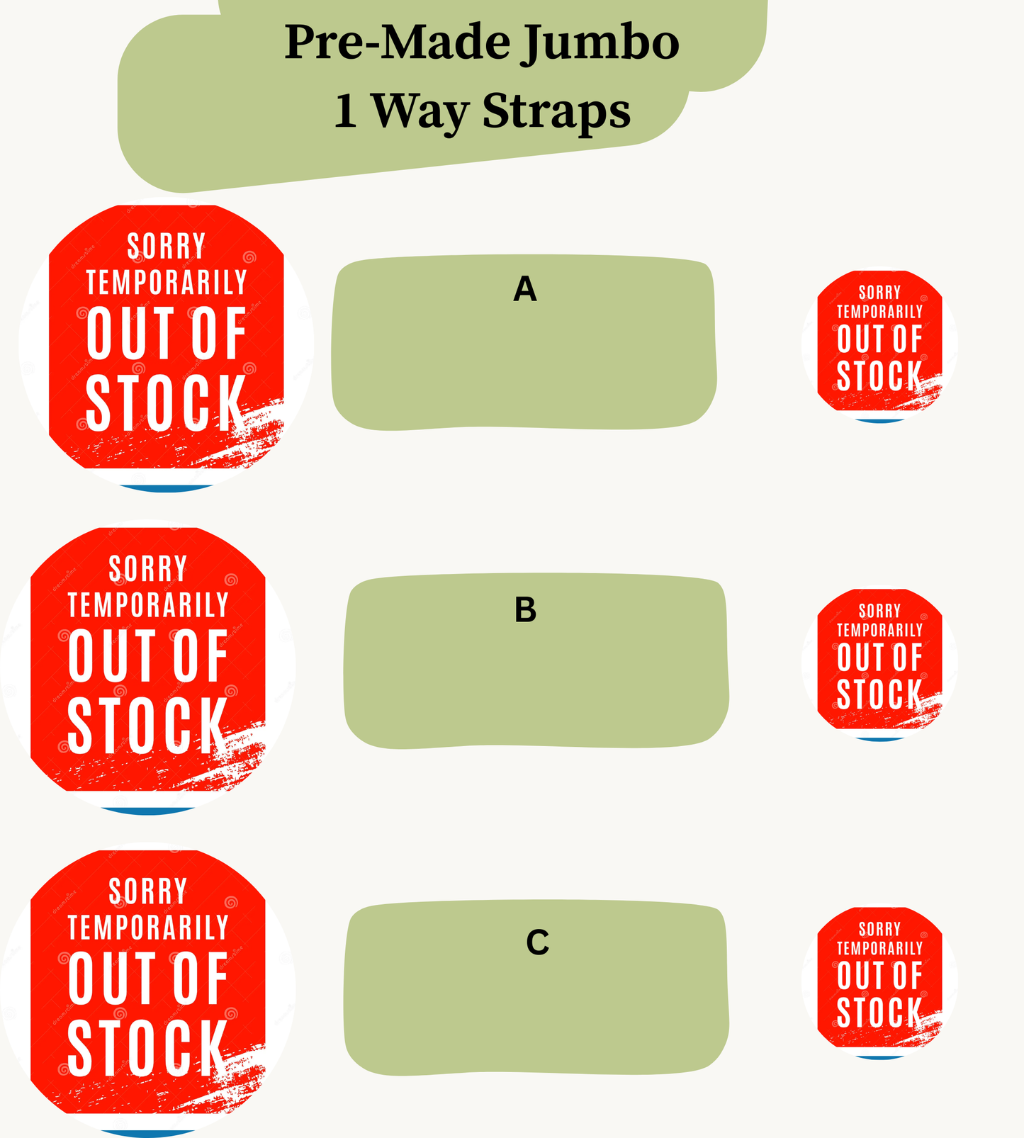 Pre Made Jumbo Rabbit Socks (1-Way)