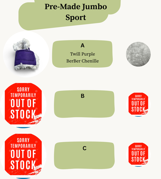 Pre Made Jumbo Rabbit Socks (Sport)