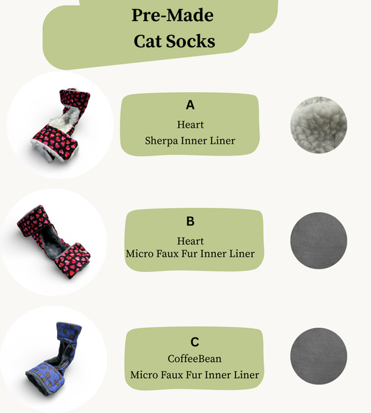 Pre Made Cat Socks