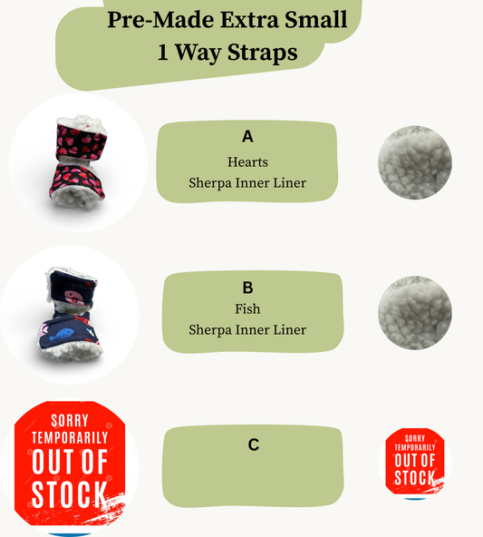 Pre Made Extra Small Rabbit Socks (1-Way)