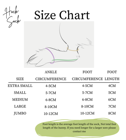 Size: Large Rabbit Hock Socks(Sport Socks)