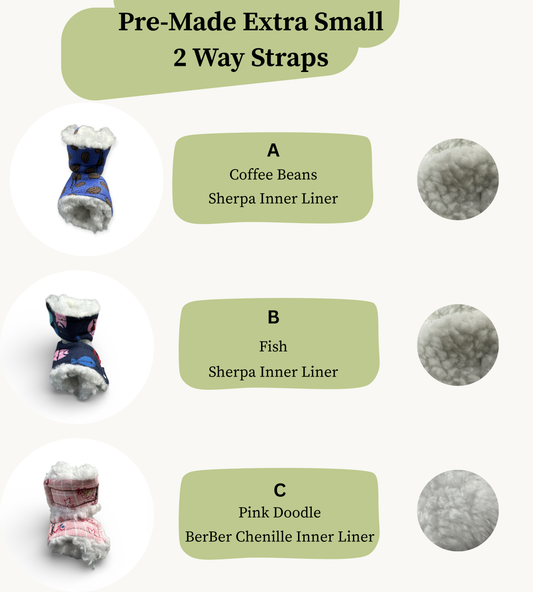 Pre Made Extra Small Rabbit Socks (2-Way)