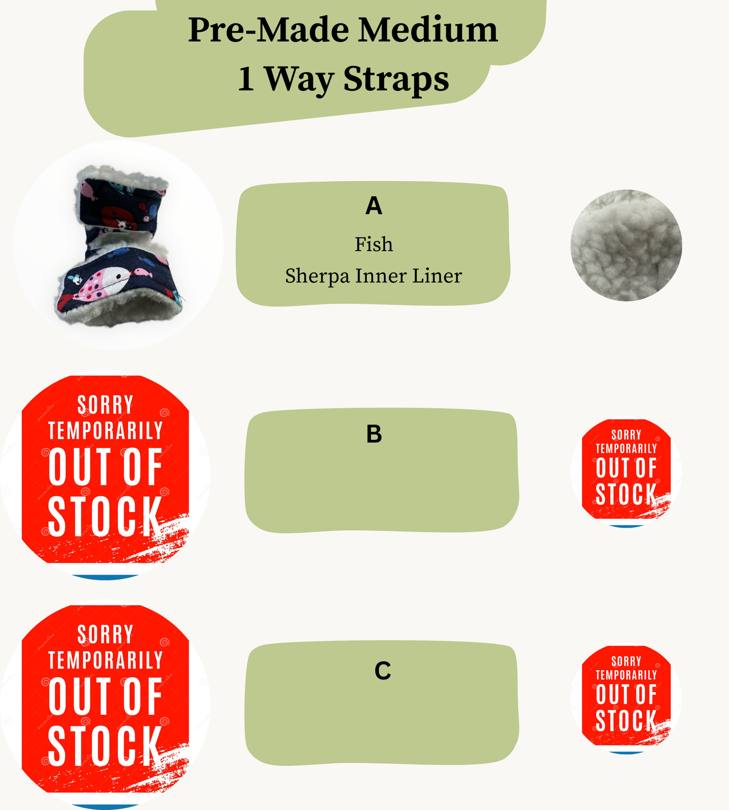 Pre Made Medium Rabbit Socks (1-Way)