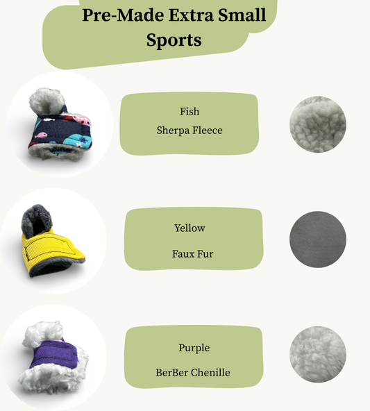 Pre Made Extra Small Rabbit Socks (Sport)