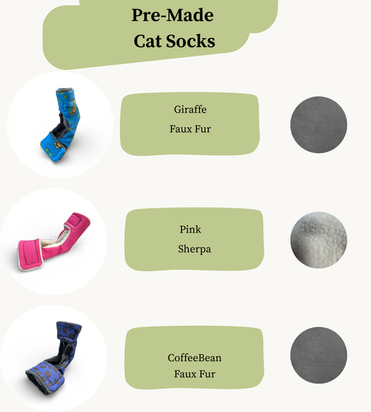 Pre Made Cat Socks