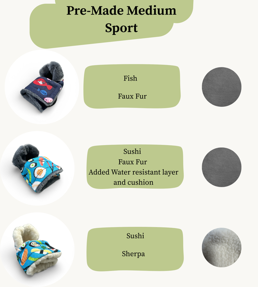 Pre Made Medium Rabbit Socks (Sport)