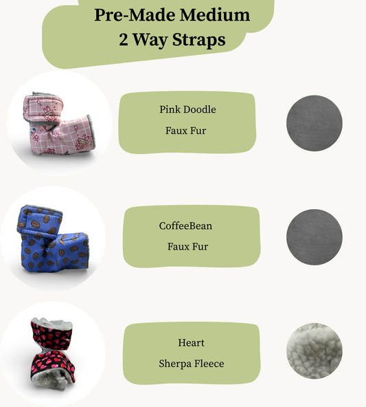 Pre Made Medium Rabbit Socks (2-Way)