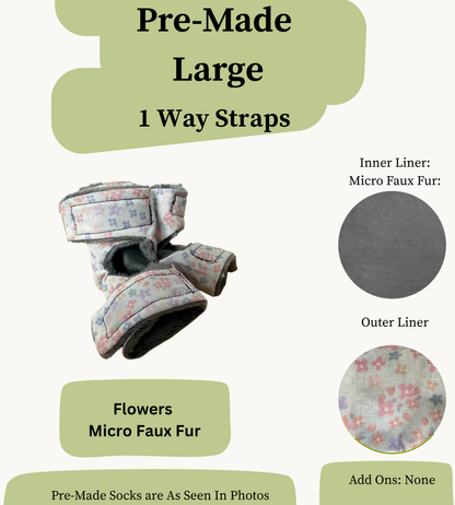 Pre Made Large Rabbit Socks (1-Way)