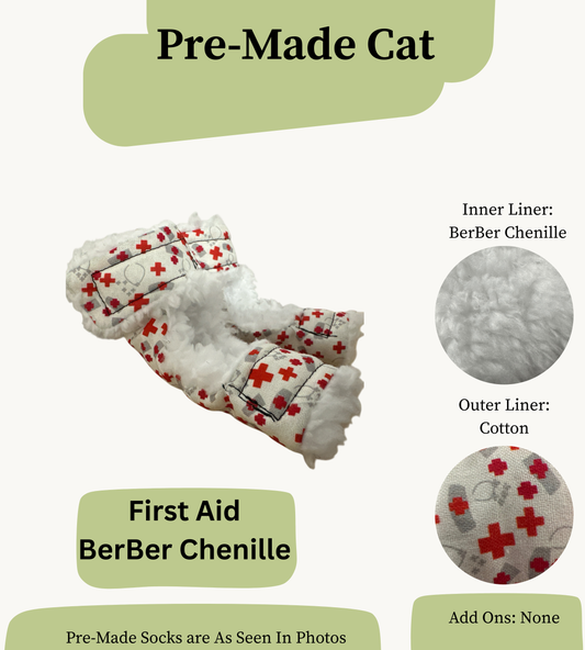 Pre Made Cat Socks