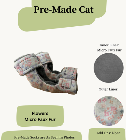 Pre Made Cat Socks