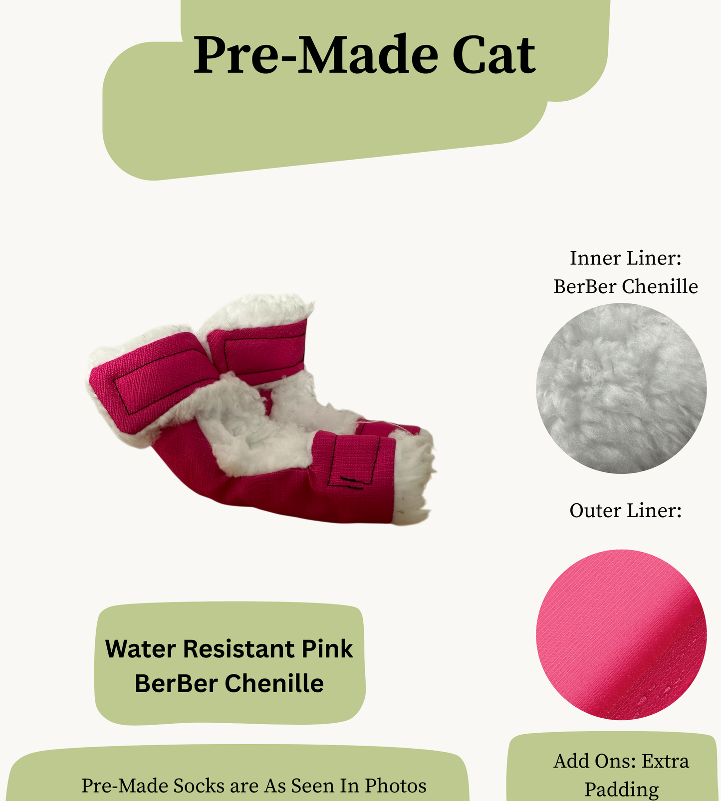Pre Made Cat Socks