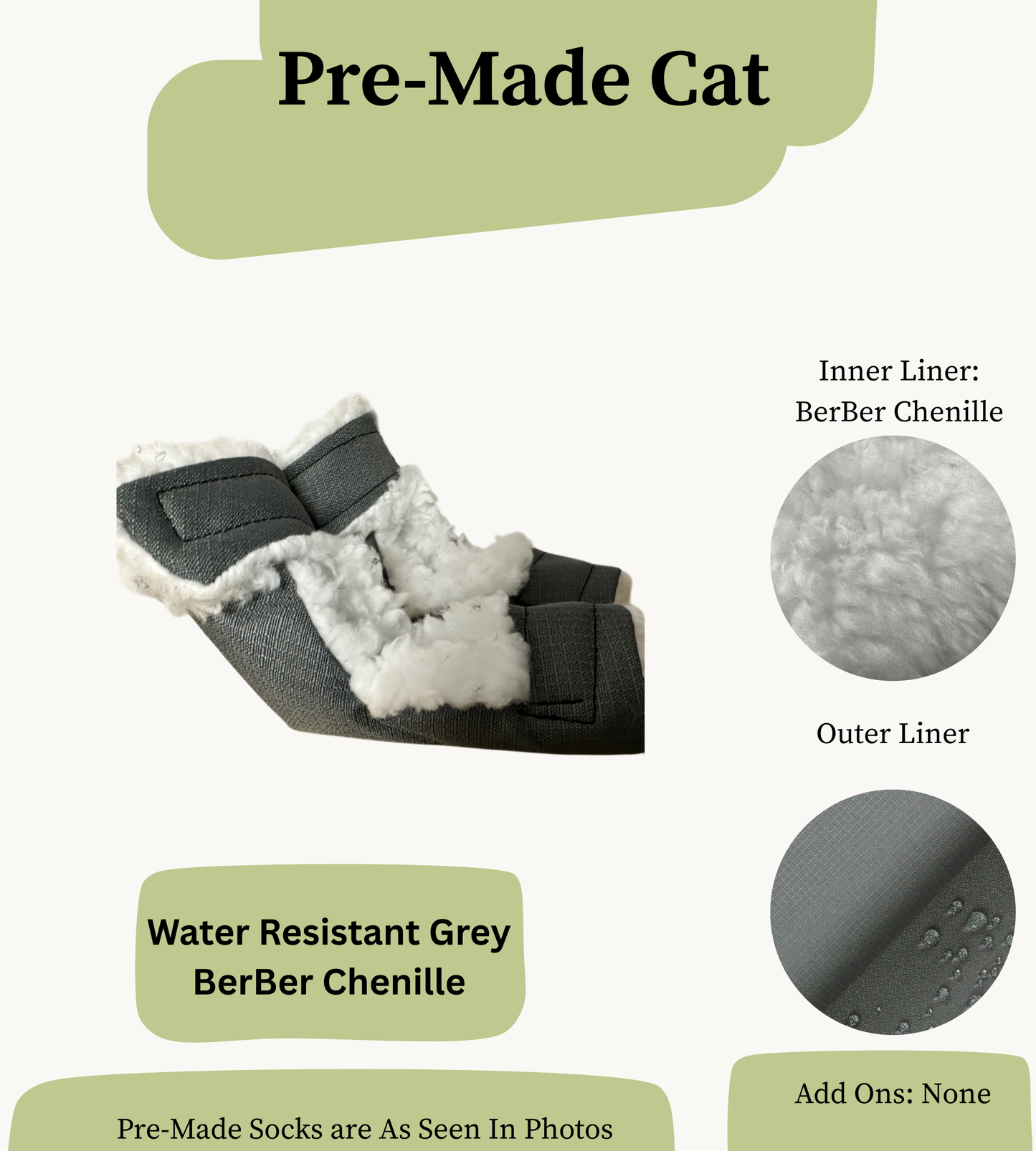 Pre Made Cat Socks